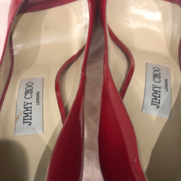 Authentic jimmy choo red shoes - Picture 7 of 9